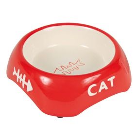 Ecuelle Chat, Céramique, Ovale, 0,2 L/15 × 10 Cm - 24495