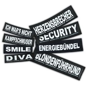 2 Stickers Velcro Julius-K9, L, Security - 151627