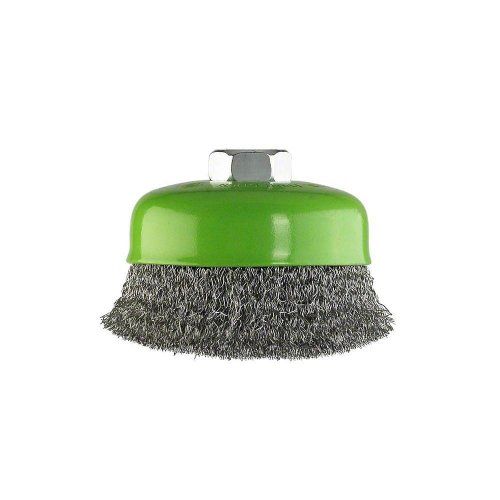 Brosse boisseau inoxydable 75 mm 0 3 mm 12500 U/ min 14 1pc