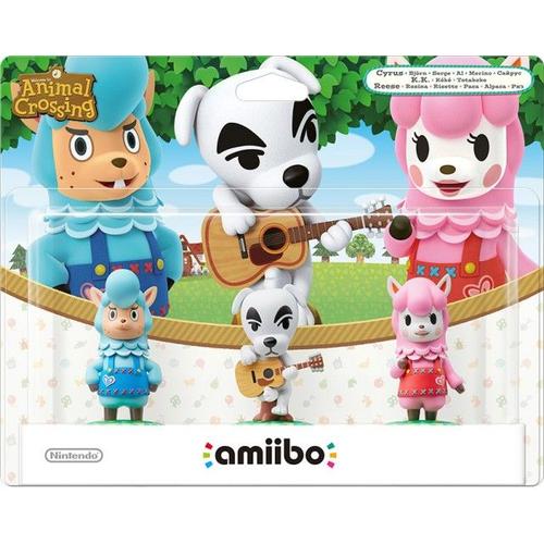 Pack De 3 Figurines Amiibo Animal Crossing