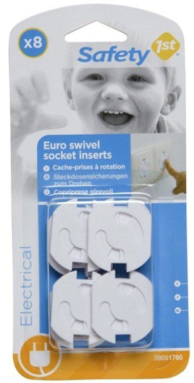 SAFETY 1ST 8 cache prises à rotation sécurité bébé
