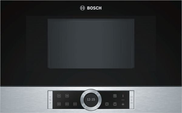 Bfr634gs1 Bosch Micro-Ondes Compact 900 W Micro-Ondes - Autopilot 7 - Éclairage Led - Charnières À Droite Inox