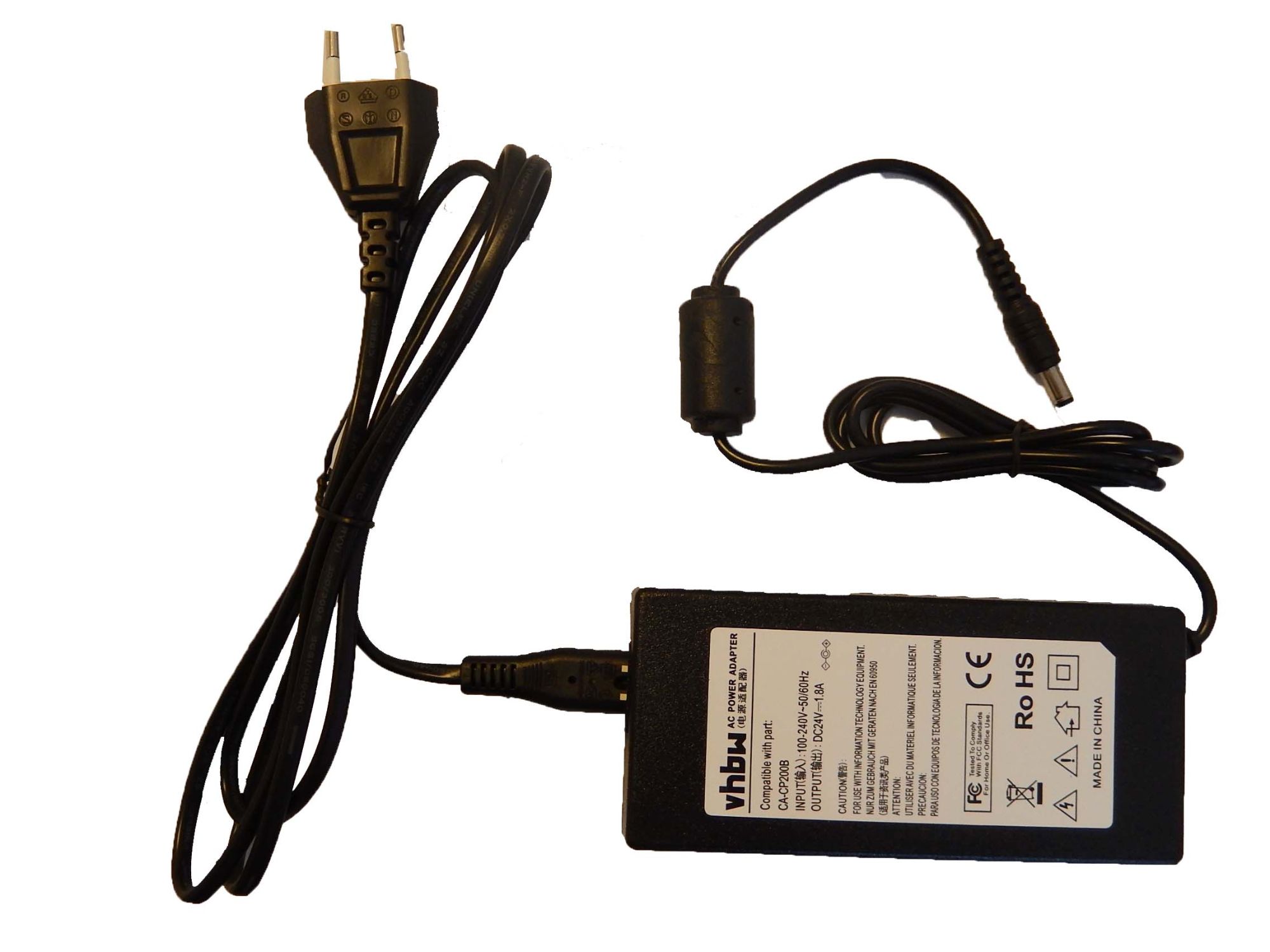 vhbw Bloc d'alimentation compatible avec Canon Selphy CP1200 CP1300 CP100 CP200 CP1000 CP 1000 CP220 CP300 CP330 CP400 imprimante 115 cm