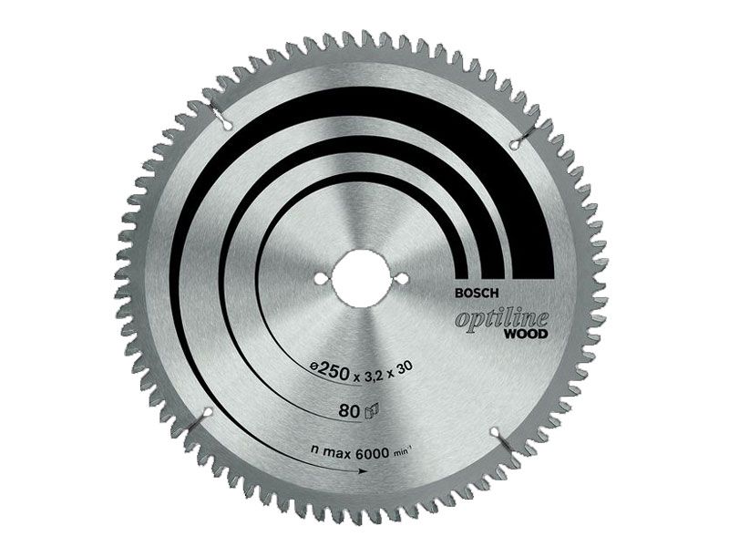 Bosch Lame de Scie Circulaire Optiline Ø250 mm - vue 3