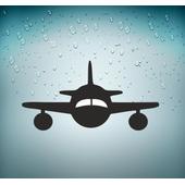 2x Autocollant sticker macbook voiture avion aviation aeroport rescue