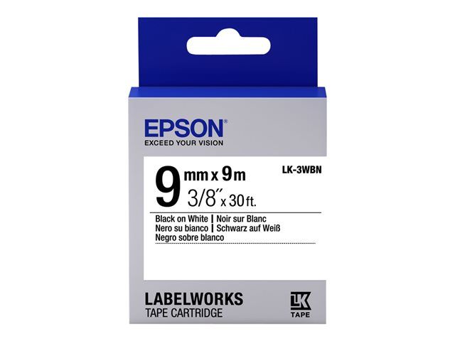 Epson TAPE LK 3WBN STD BLK /WHT 99 - vue 2