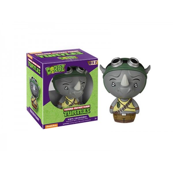 Figurine Tortues Ninja Rocksteady Dorbz 8cm