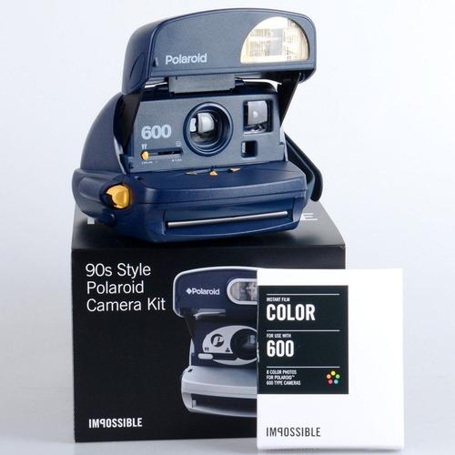 Impossible 2490 - Polaroid 600 Instantanã© - Bleu Foncã©