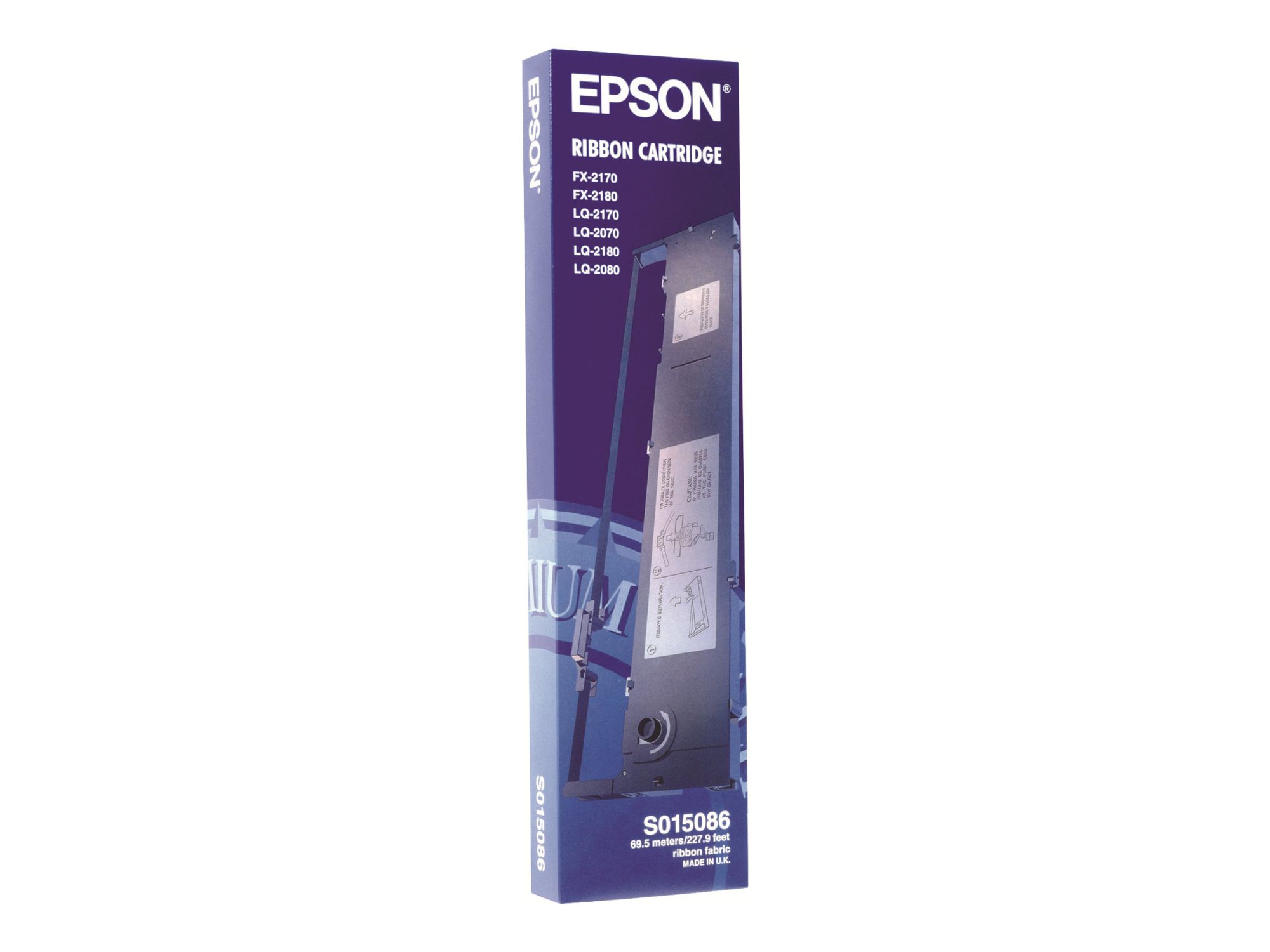 Epson RibbonSIDM Cartridge 8mil BK - vue 1