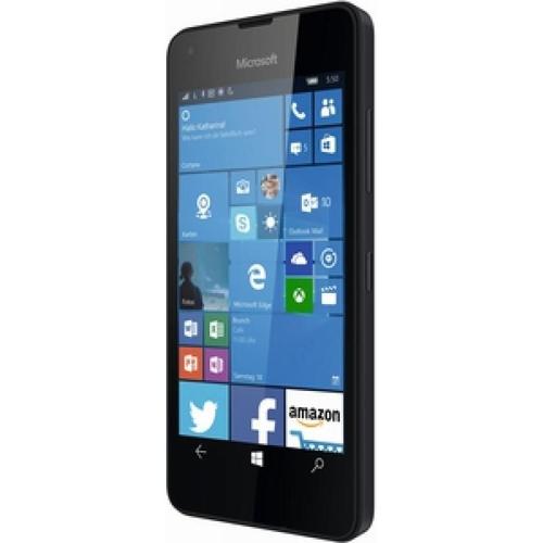 Microsoft Lumia 550 Smartphone 4G 11,9 Cm (4,7 Pouces) Quad Core 8 Go 5 Go 5 Mpix Windows 10 Noir À 1,1 Ghz