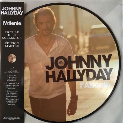 johnny hallyday picture disc d'occasion  