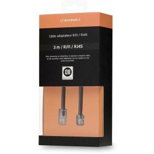Câble réseau RJ11RJ45 mâle 3m D2DIFFUSION - vue 2
