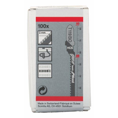 Carte de 5 Lames Bois Tendre BOSCH HCS T119BO 2608630310 - vue 6