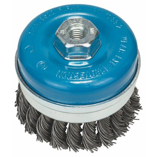 Brosses boisseau 90 mm, 0,8 mm, 8500 U/ min, 14 mm 1pc
