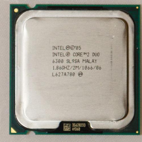 Processeur Cpu Intel Core 2 Duo E6300 1.86Ghz 2Mo 1066Mhz Socket Lga775 Sl9Ta Pc