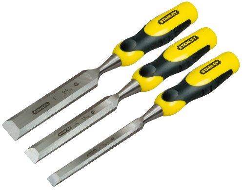 Set de Ciseau à Bois Dynagrip 3Pcs. (12,18,25 mm) Stanley - 3253562168832