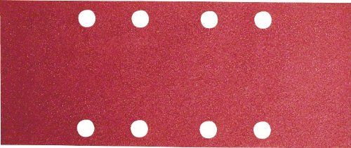 Feuille abrasive 93x185 mm G80 WP 8 trous velcro 10 pièces