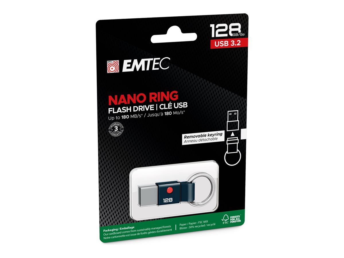 EMTEC T100 Nano Ring Clé USB USB 3.2 Gen 1 - vue 2