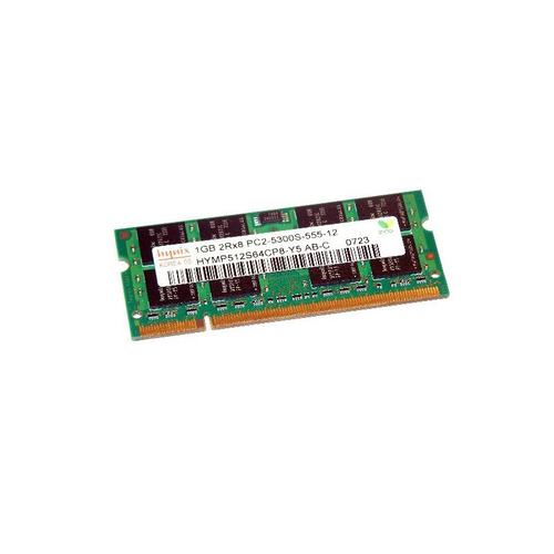 Ram Pc Portable Sodimm Hynix Hymp512S64Cp8-Y5 Ab-C Ddr2 667Mhz 1Go Pc2-5300S Cl5