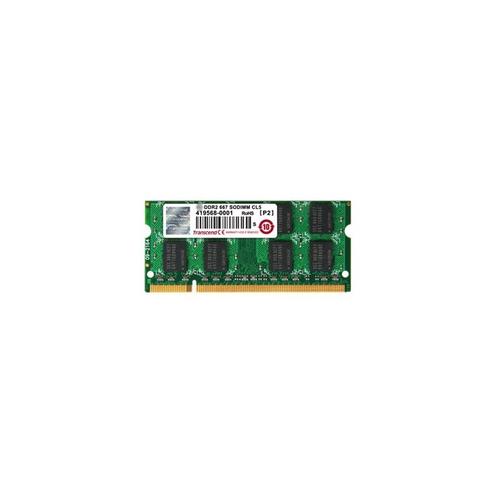 Ram Pc Portable Sodimm Transcend Jm488Q643A-6 Ddr2 667Mhz 1Go Pc2-5300S Cl5
