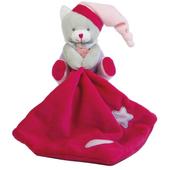 Doudou Doudou et Compagnie Luminescent pantin renard avec mouchoir orange 25cms