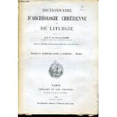 Dictionnaire darcheologie chretienne et de liturgie fascicule xl dominicale droit persecuteur