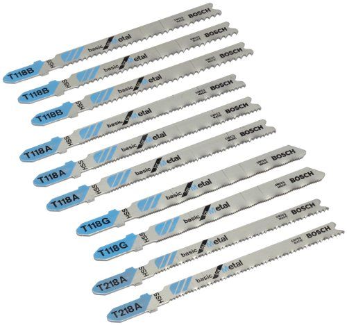 Lames de scie sauteuse Basic for Metal set de 10 pièces T 218 AT 118 GT 118 AT 118 B 2pc