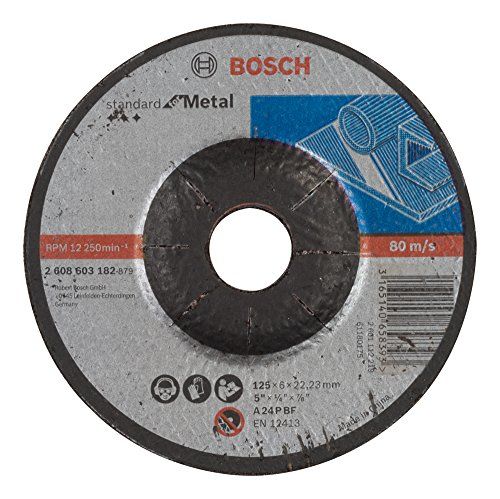 Meule EXPERT à ébarder BOSCH à moyeu déporté Spécial Métaux 125X6.0 MM 2608600223