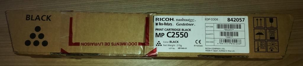 Ricoh Type MP C2550E originale cartouche de toner pour Lanier MP C2550 Gestetner MP C2550 Nashuatec MP C2550 NRG MP C2550 Rex Rotary MP C2550