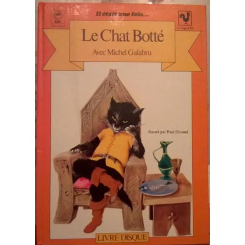 Le Chat Botte Avec Michel Galabru Livre Disque Vinyle Rakuten