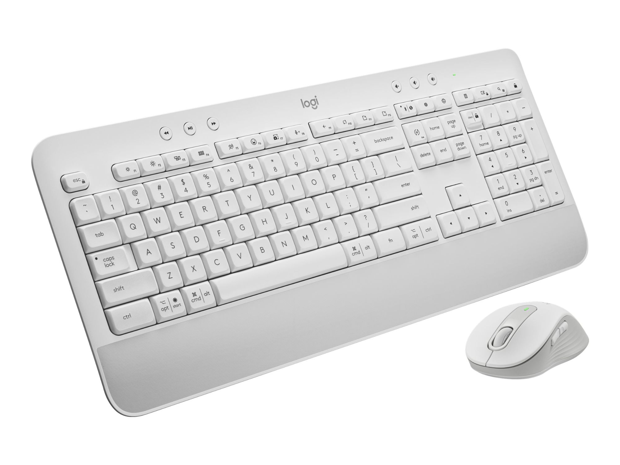 Logitech Signature MK650 Combo for Business - Ensemble clavier et souris - sans fil - Bluetooth LE - QWERTY - Italien - blanc cassé