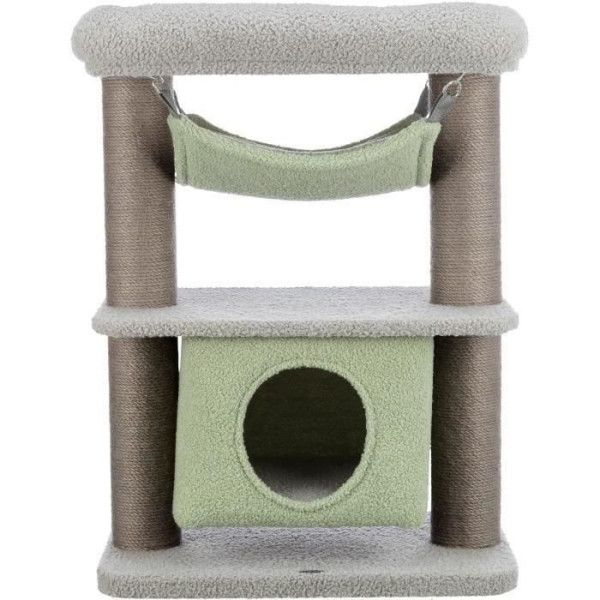 Arbre A Chat Trixie Lunito Junior - 71 Cm - Gris Et Menthe