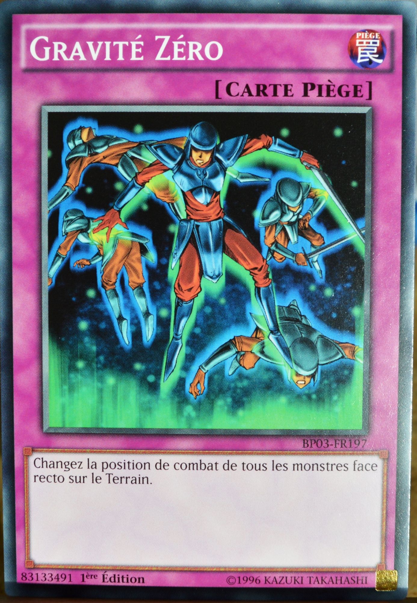 Carte Yu-Gi-Oh Bp03-Fr197 Gravité Zéro Neuf Fr