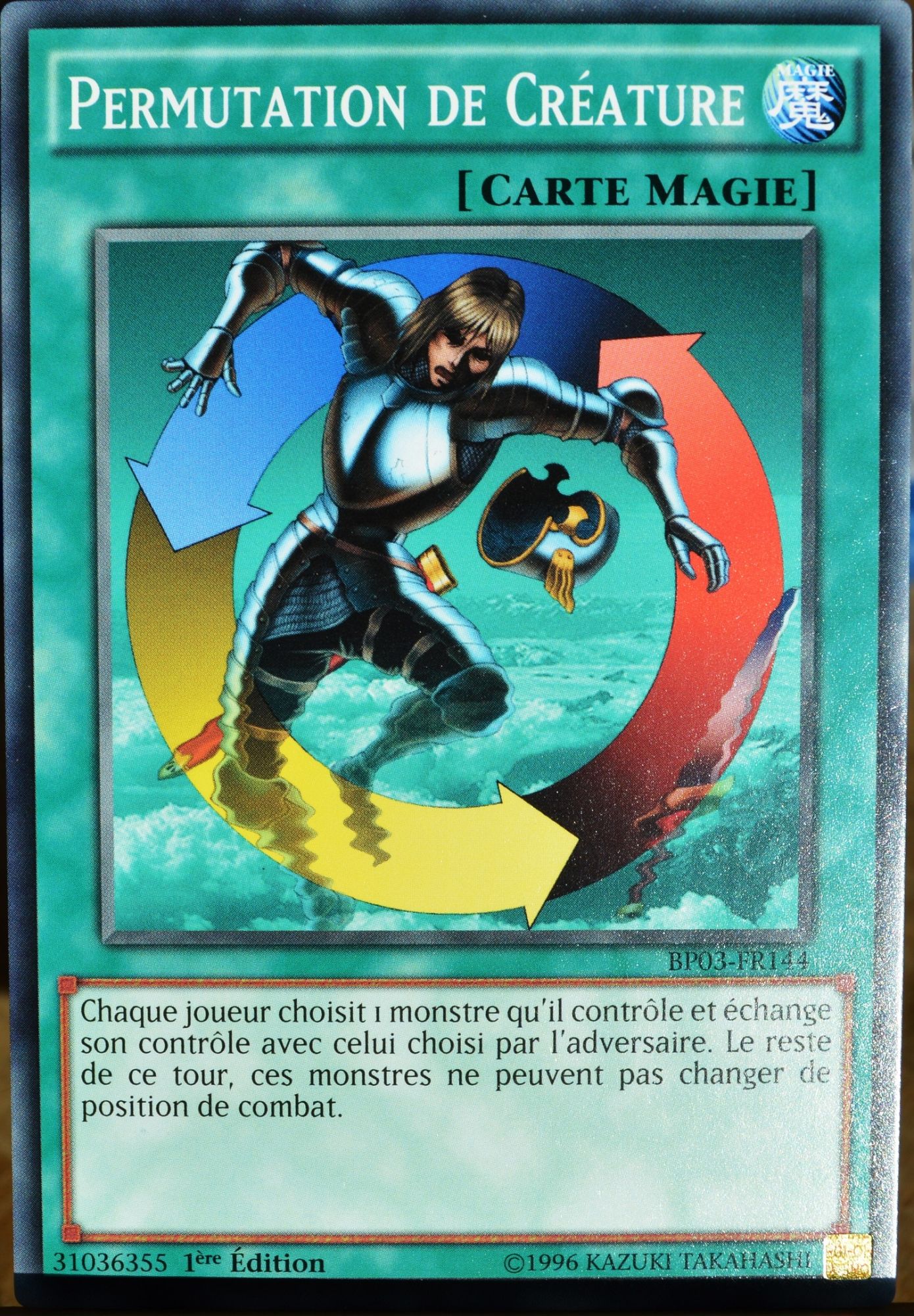 Carte Yu-Gi-Oh Bp03-Fr144 Permutation De Créature (Creature Swap) - Commune Neuf Fr