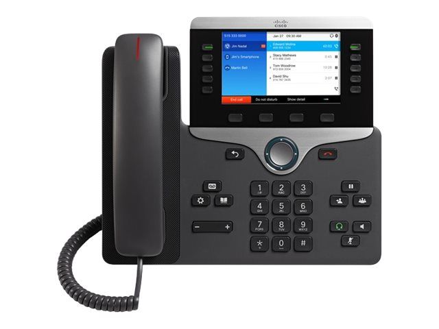 Cisco IP Phone 8851 Téléphone VoIP SIP RTCP RTP SRTP SDP 5 lignes - vue 2