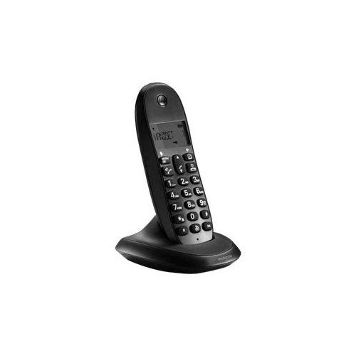 Motorola C1001Lb+ - Téléphone Sans Fil Avec Id D'Appelant/Appel En Instance - Dectgap - (Conférence) À Trois Capacité D'Appel - Noir
