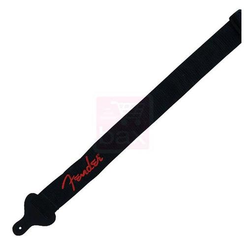 Fender Poly Sangle De Guitare 2"" Avec Logo Rouge