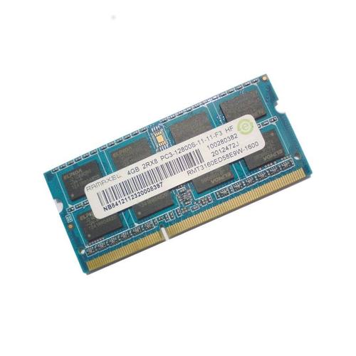 4Go Ram Pc Portable Sodimm Ddr3 Pc3-12800S Ramaxel Rmt3160Ed58E9W Cl11