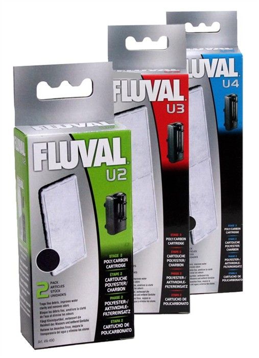 Meilleurs prix pour Fluval A490Accessoires pour étang Cartouche de polyester/charbon actif de rechange FL U2