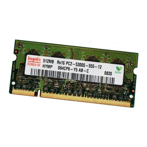 512Mo Ram Pc Portable Sodimm Hynix Hymp564S64Cp6-Y5 Ab-C Ddr2 Pc2-5300S 667Mhz