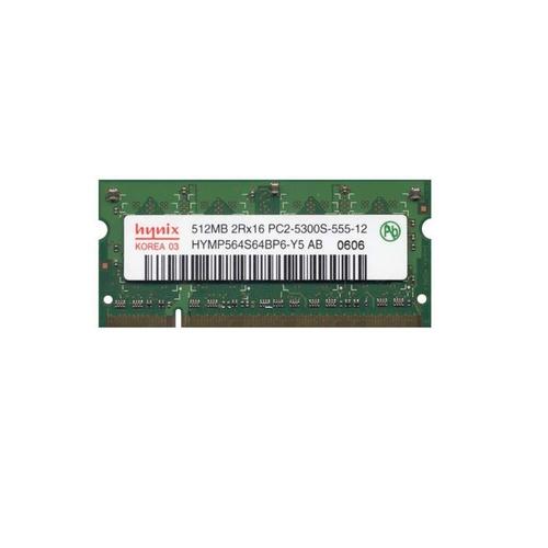 512Mo Ram Pc Portable Sodimm Hynix Hymp564S64Bp6-Y5 Ab Ddr2 Pc2-5300S 667Mhz Cl5