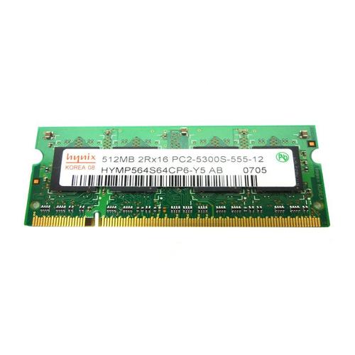 512Mo Ram Pc Portable Sodimm Hynix Hymp564S64Cp6-Y5 Ddr2 Pc2-5300S 667Mhz Cl5