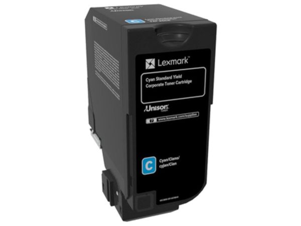 Lexmark Cyan 74C2SCE - vue 2