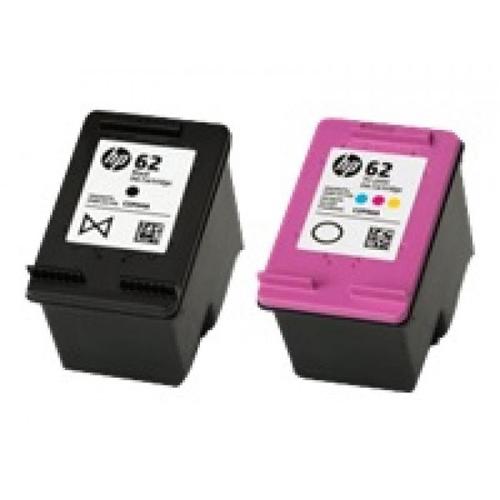 Packs 2 Cartouches Pour Hp 62Xl Noire Et Couleur Compatible Envy 7645