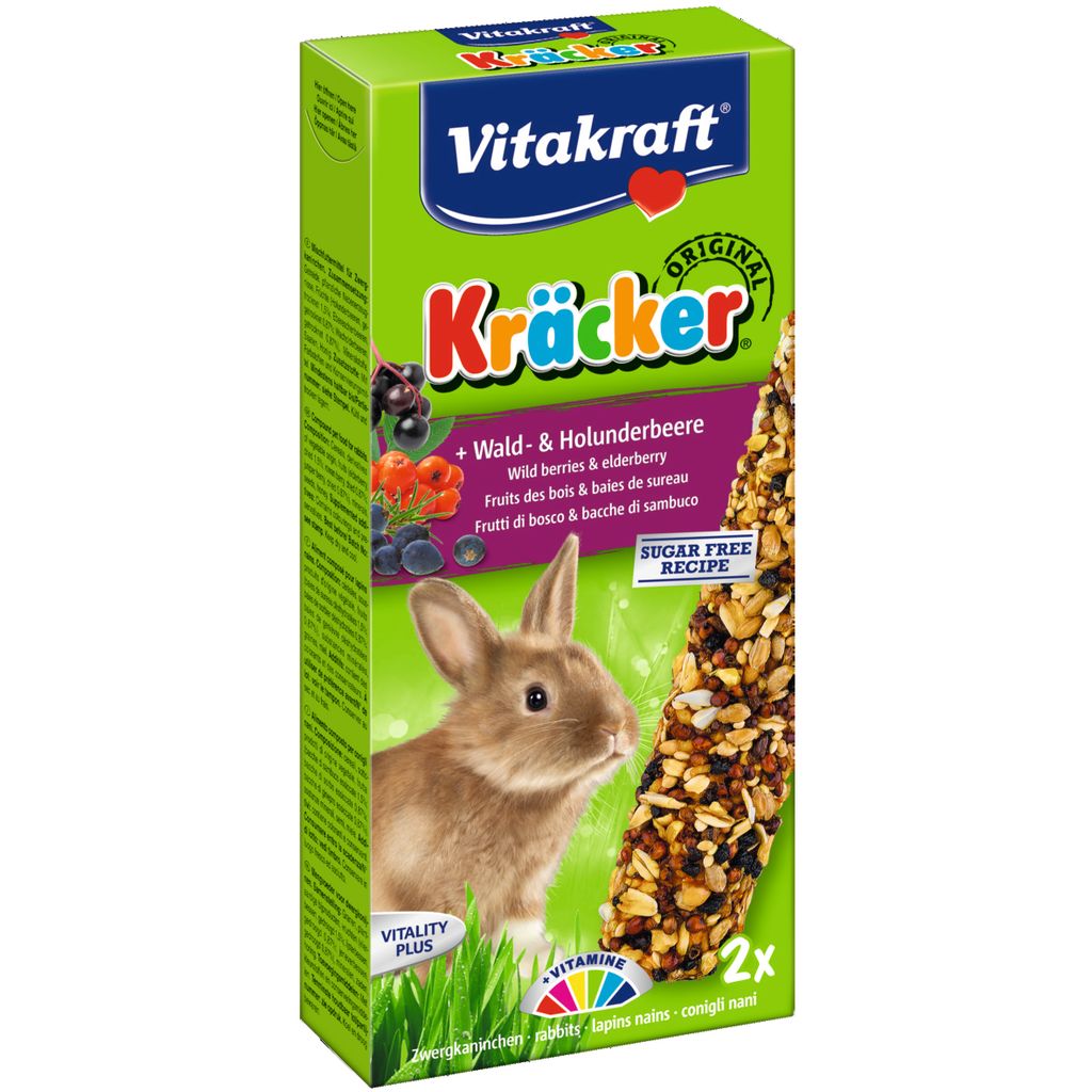 Meilleurs prix pour Vitakraft - Friandises Kräcker Aux Fruits Des Bois Pour Lapins Nains - X2