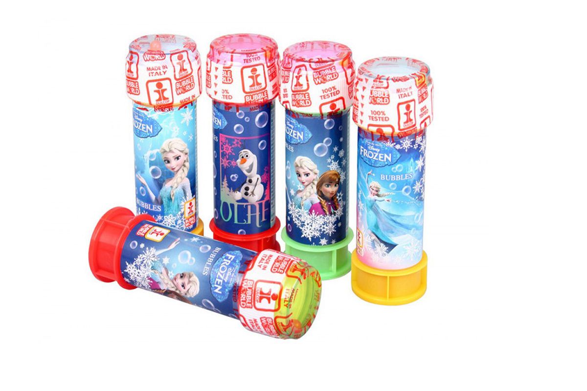 Lot De 5 Bulles De Savon - La Reine Des Neiges Disney