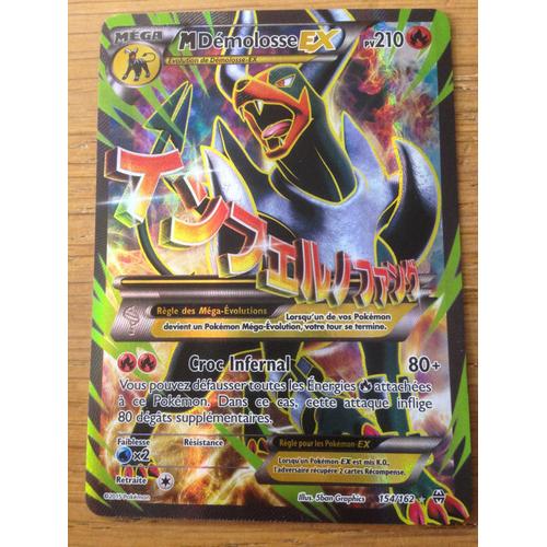 Carte Pokemon Mega Demolosse Ex Ultra Rare Pv 210 154 162 Rakuten