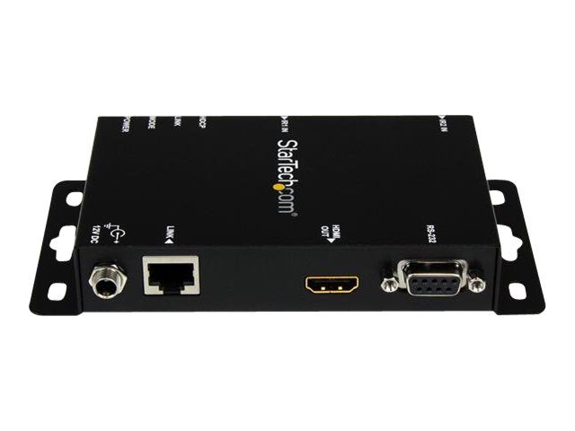 StarTech.com Extendeur HDBaseT HDMI via Cat5 - RS232 - IR - Ultra HD 4K - Étendeur HDMI - Transmetteur et récepteur - 100 m - Rallonge vidéo/infrarouge/série - 10Mb LAN, HDMI - plus de CAT 5e/6 -...