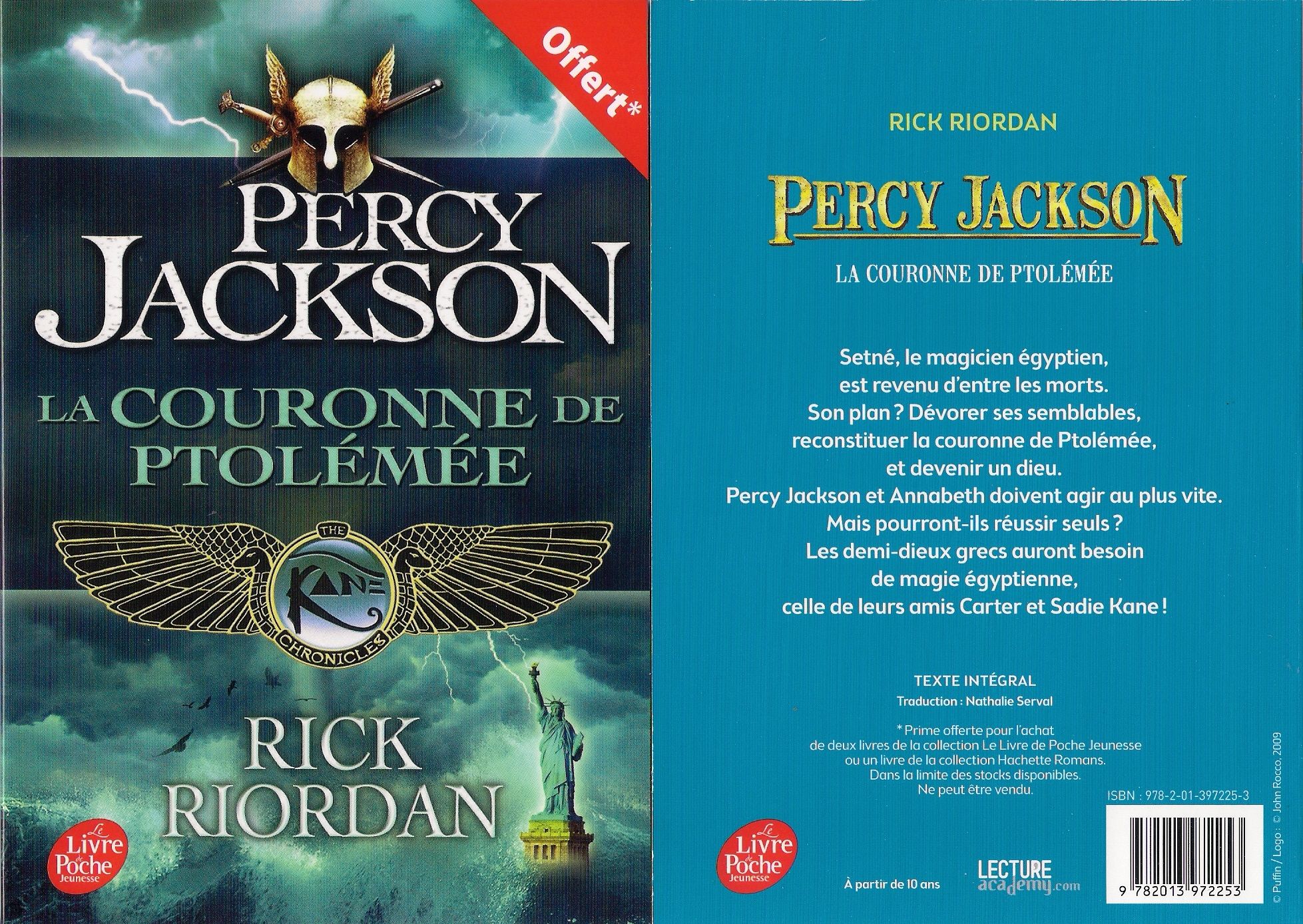 Percy Jackson, The kane Chronicles : La couronne de Ptolémée