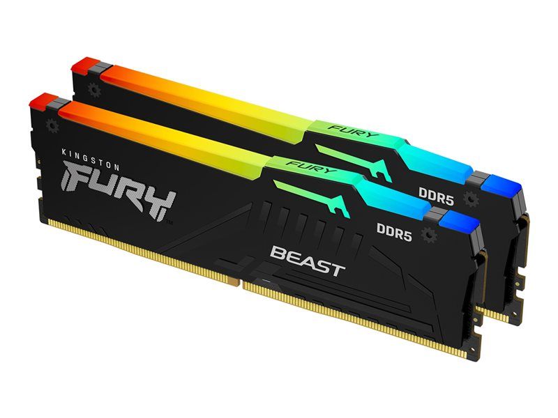 Kingston FURY Beast RGB 2 x DDR5 6400 MHz CL32 - vue 9